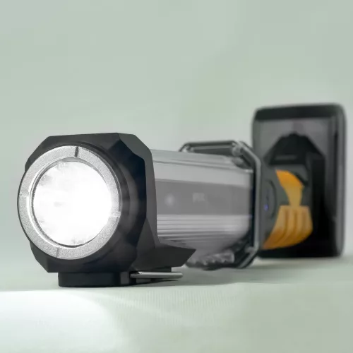 Technik Elemlámpa W50 (akkumulátoros) COB+LED + USB Type-C (1000+300 lumen)