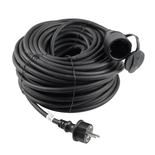 Technik Industrial Hosszabbító 1 utas 30m kábellel 3x1,5mm2 H07RN-F (IP44) 16A