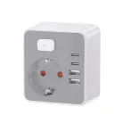 Technik Professional WG Elosztó Fali 1 utas + 2 x USB-C + 2 x USB-A + kapcsoló