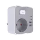 Technik Professional WG Elosztó Fali 1 utas + 2 x USB-C + 2 x USB-A + kapcsoló