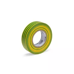   TRADEFORCE - Szigetelőszalag 19mm x 20m x 0.15mm zöld/sárga (0001280086)