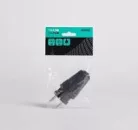TRADEFORCE - Dugvilla gumi fekete 16A/250V IP44 egyenes Tradeforce (0002420003)