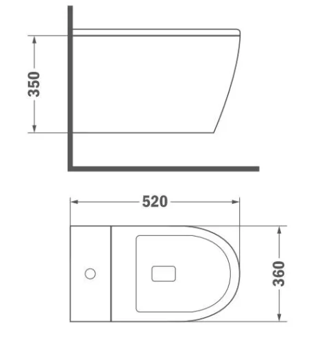 Teka Manacor Rimless fali WC ülőkével 11.732.00.02