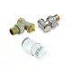 TECHNIK THERM SENSO RADIÁTORSZELEP SZETT 1/2" SAROK, KÜLSŐMENETES M22 (TT-RSZM22S)