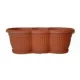 Top bordázott balkonláda 40 cm