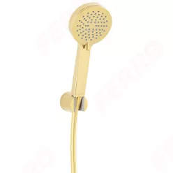 Ferro rillo gold zuhanyszett fix fali tartóval (U365G)