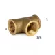 Velekey sárgaréz t idom 1"-3/4"-1" (V-T1X3-4X1)