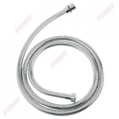 Ferro csavarodásmentes fém zuhanycső 120 cm króm W12