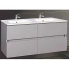 Wellis elois 4 fiókos mosdószekrény 120 cm szürke WB00273 rajza