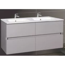 Wellis elois 4 fiókos mosdószekrény 120 cm szürke WB00273 rajza