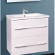 Wellis Nina 2 fiókos mosdószekrény 60 cm fehér WB00277 rajza