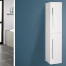Wellis Nina függesztett magas szekrény fehér WB00286 rajza