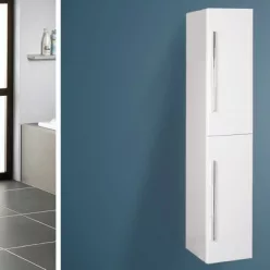 Wellis Nina függesztett magas szekrény fehér WB00286 rajza