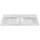 Wellis Ginger 120 beépíthető dupla mosdó WB00294 rajza