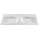 Wellis Ginger 120 beépíthető dupla mosdó WB00294 rajza