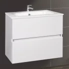 Wellis Elois White 2 fiókos mosdószekrény 60 cm fehér WB00310 rajza