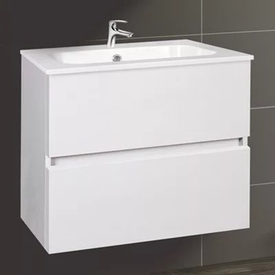 Wellis Elois White 2 fiókos mosdószekrény 60 cm fehér WB00310 rajza