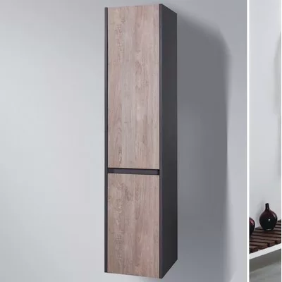 Wellis Bilbao függesztett magas szekrény dió WB00343 rajza