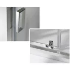 Wellis Apollo 80 szögletes zuhanykabin alumínium profil átlátszó üveg WC00423