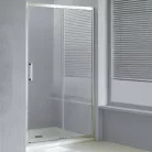 Wellis Premier zuhanyfal 100 alumínium profil átlátszó üveg WC00323 rajza