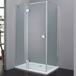 Wellis Clyde 120x90 szögletes zuhanykabin alumínium profil átlátszó üveg WC00339 rajza