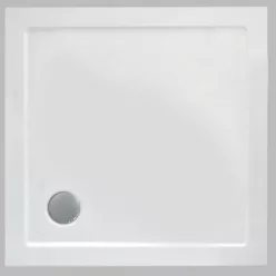 Wellis SMC szögletes lapos zuhanytálca 90 cm WC00408