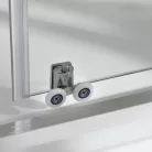 Wellis Caprera 90 íves zuhanykabin alumínium profil átlátszó üveg WC00432