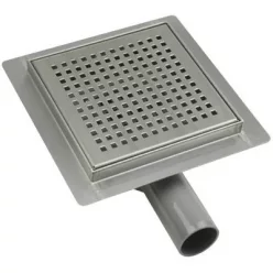 Wellis W-Drain Square acél padlóösszefolyó WE00103 rajza