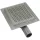Wellis W-Drain Square acél padlóösszefolyó WE00103 rajza