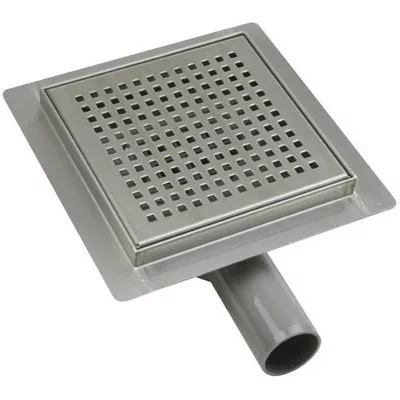 Wellis W-Drain Square acél padlóösszefolyó WE00103 rajza