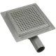 Wellis W-Drain Square acél padlóösszefolyó WE00103 rajza