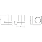 Wellis Mamba pohártartó fekete WE00112