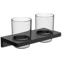 Wellis Mamba dupla pohártartó fekete WE00113 rajza