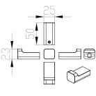Wellis Capri fogas króm WE00120