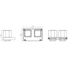 Wellis Capri dupla fali pohár WE00123