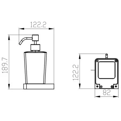 Wellis Capri szappanadagoló (WE00125)