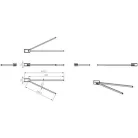 Wellis Capri kétágú törölköző tartó WE00126