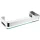 Wellis Capri üveg betétes fémpolc 40 cm WE00130 rajza