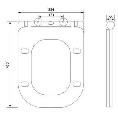 Wellis Erin WC ülőke softclose WF00036