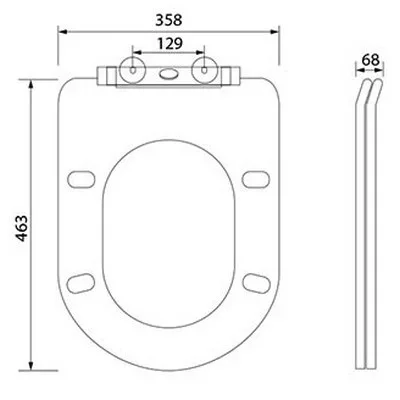 Wellis Bella WC ülőke softclose WF00038