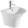 Wellis Violet fali mosdó 48 cm WF00050 rajza