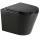 Wellis Clement Black öblítőperem nélküli fali WC fekete WF00070 rajza