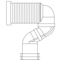 Wellis Clement WC S bekötőcső (WF00112)