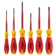 Wiha - Csavarhúzó készlet 1000V Slim Fix lapos 6 db-os 3,5/4x/5,5 PH1/PH2 PZ2 (3201K601, 38362)