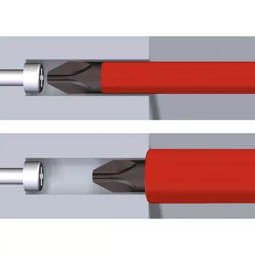 Wiha - Csavarhúzó készlet 1000V Slim Fix lapos 6 db-os 3,5/4x/5,5 PH1/PH2 PZ2 (3201K601, 38362)