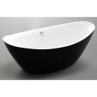 Wellis Arezzo Black szabadon álló akril kád WK00121 rajza