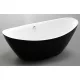 Wellis Arezzo Black szabadon álló akril kád WK00121 rajza