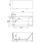 Wellis Flavia szabadon álló akril kád WK00135