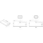 Ravak mosdópult I tölgy