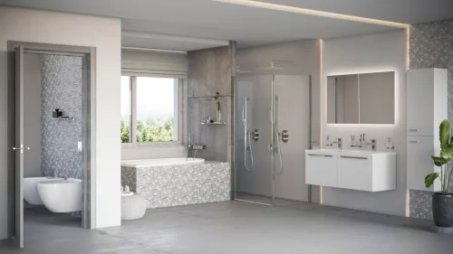 Ravak Oblong 60x70 fürdőszobai tükör világítással